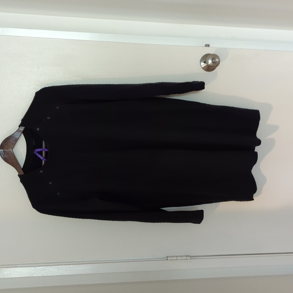 Maternity and nursing sweater dress